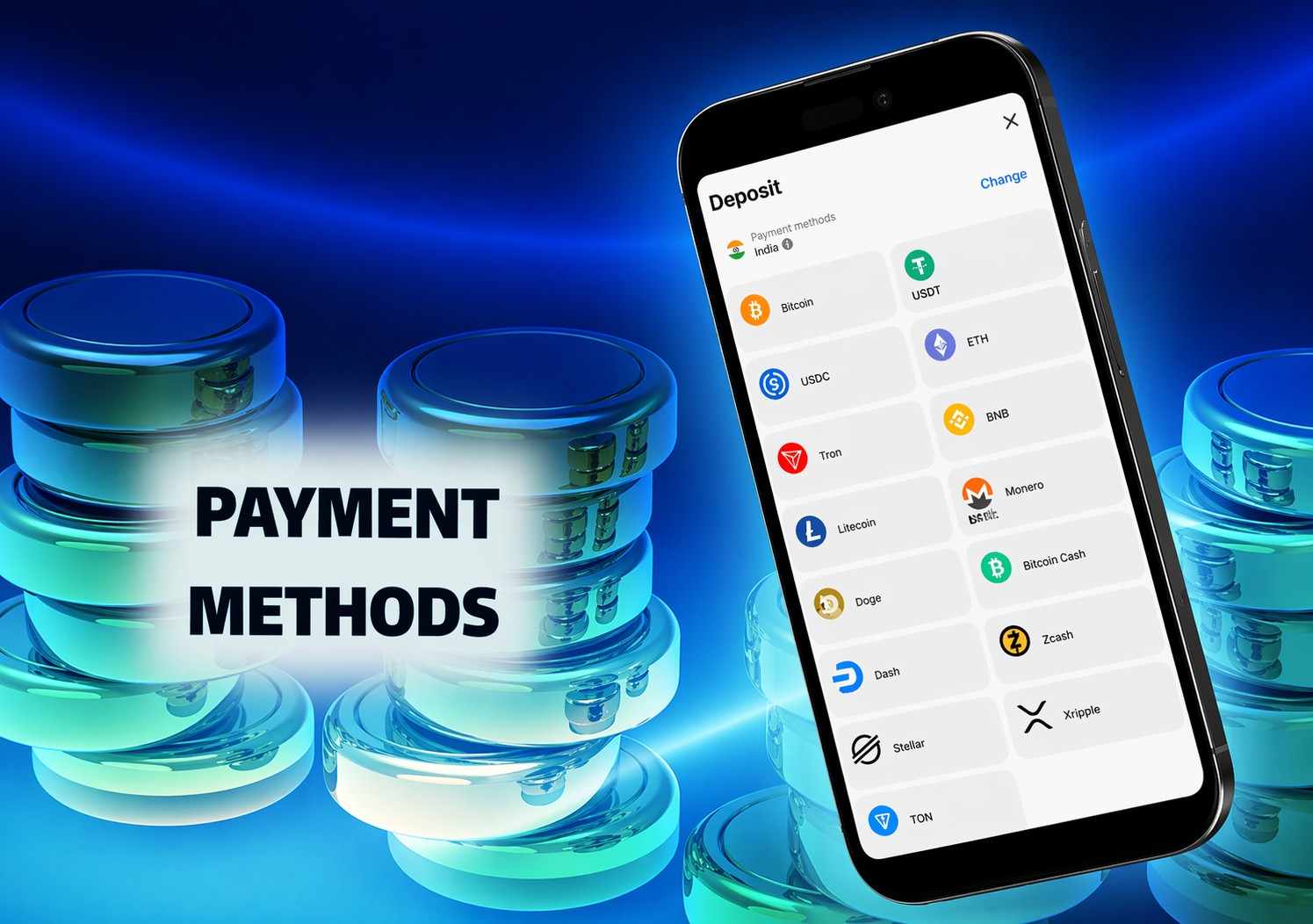 UPI, Paytm, Crypto Payment Options at Birlaexch